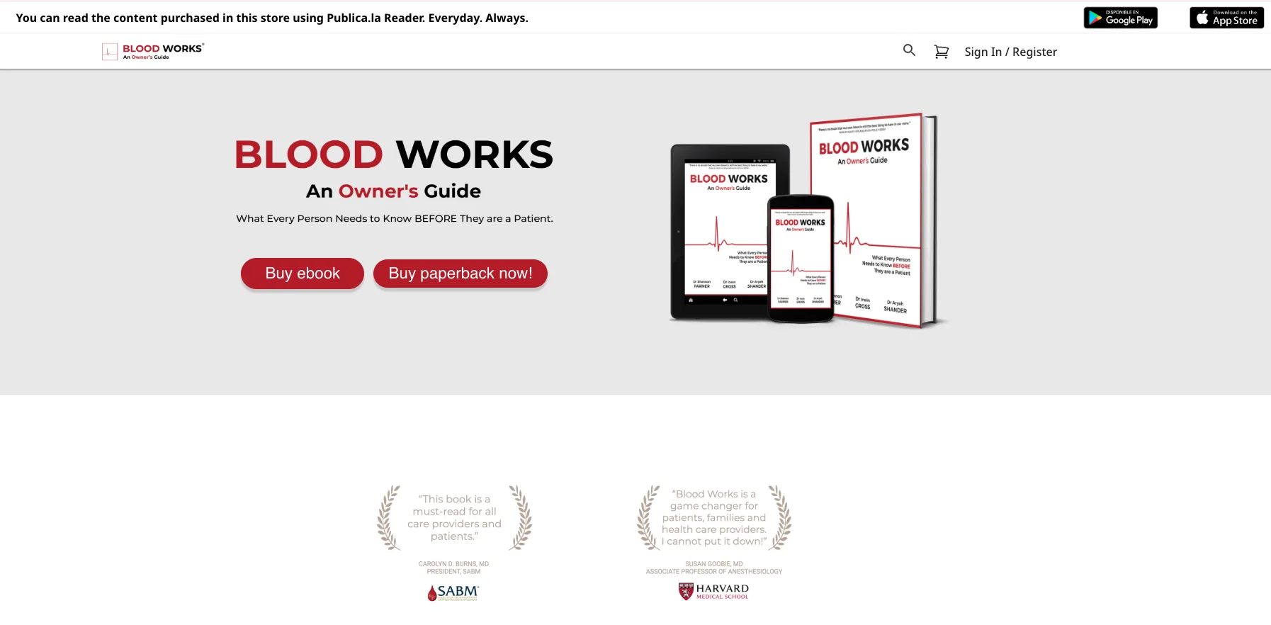 Dott. Farmer, Gross e Shander — Blood Works