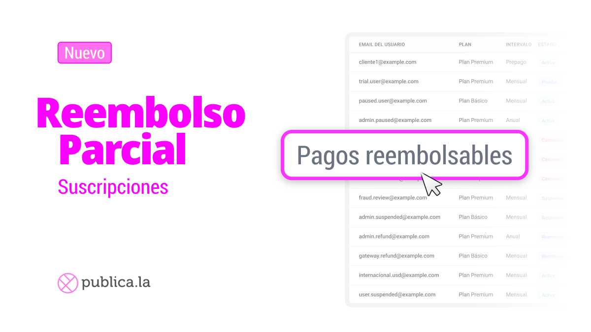 Remboursements partiels pour les abonnements